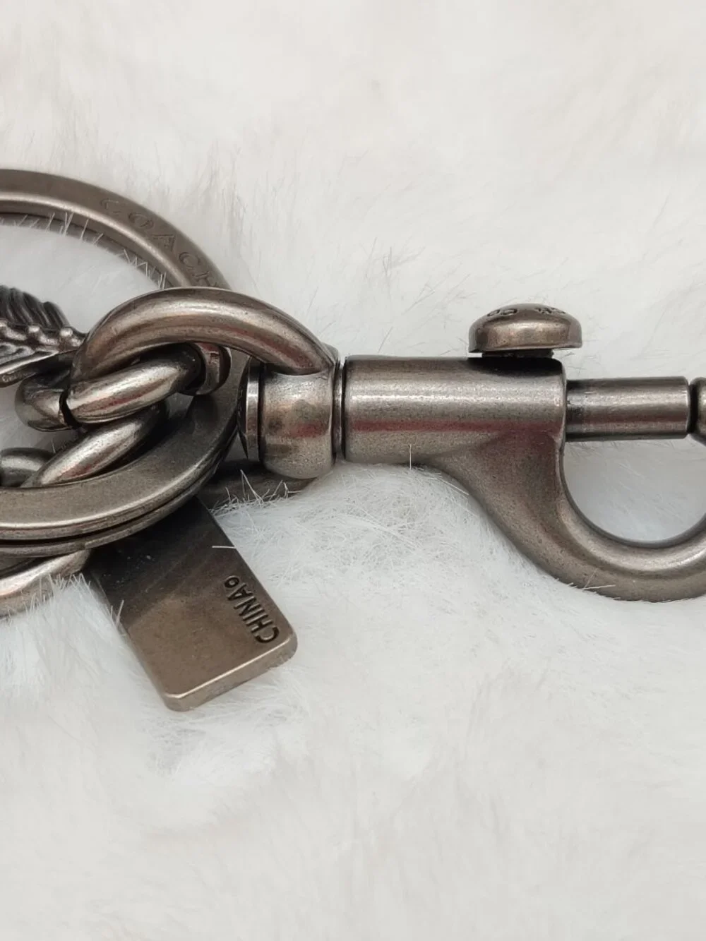 Coach Stegosaurus Steggy Rexy key Fob Bag Charm Keychain Coach Bag Accessories